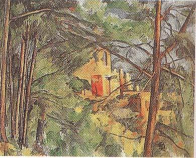 Paul Cezanne View of Chateau Noir (mk35) oil painting image